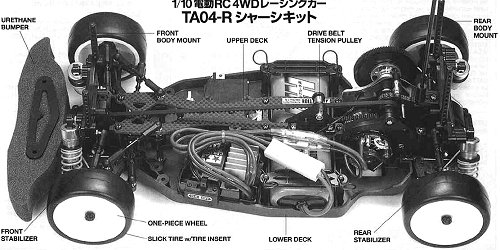 Tamiya HKS Racing Altezza #58276 TA-04R Chassis