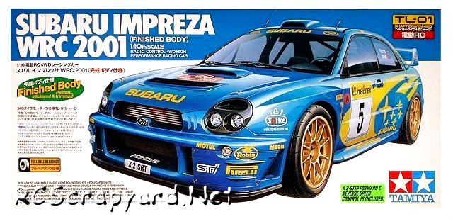 Tamiya Subaru Impreza WRC 2001 (Painted) - #58277 TL-01