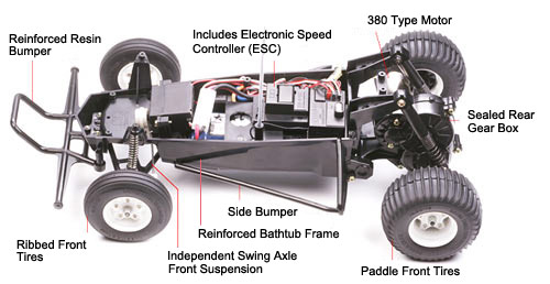 Tamiya Grasshopper 2005 #58346 Chassis