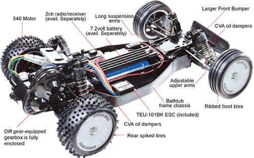 Tamiya Sand Viper #58374 DT-02 Chassis