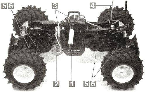 Tamiya Dualhunter #58396 WR-01 Chassis