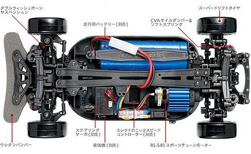 Tamiya Lexus GS 400 #58432 TT-01ED Chassis