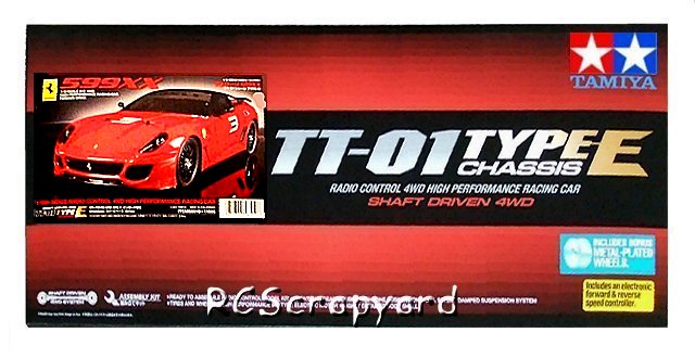 Tamiya Ferrari 599XX - #58510 TT-01 Type-E  - 1:10 Elektrisch RC Toerwagen