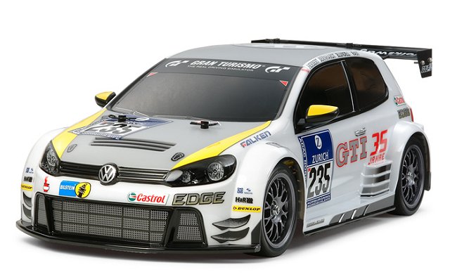 Tamiya Volkswagen Golf24 - #58533 - 1:10 Électrique Model Touring Car