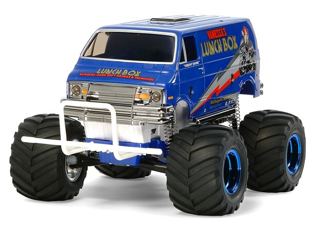 Tamiya Lunch Box - Blauw Style #58575 - 1:12 Elektrisch Monster Truck