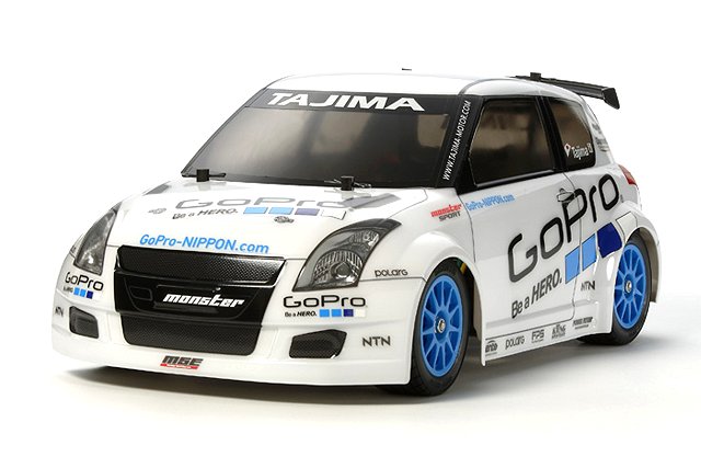 Tamiya GoPro Monster Sport Super Swift - M05 - #58581 - 1:10 Elektrisch Model Toerwagen