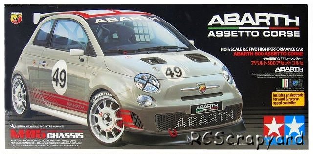 Tamiya Abarth 500 Assetto Corse - #58444 M-05