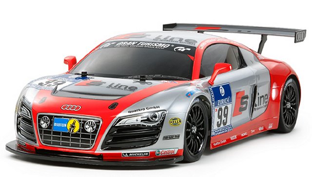 Tamiya Audi R8 LMS - 24h Nurburgring - #58504 TT-01 Type-E  - 1:10 Électrique RC Touring Car