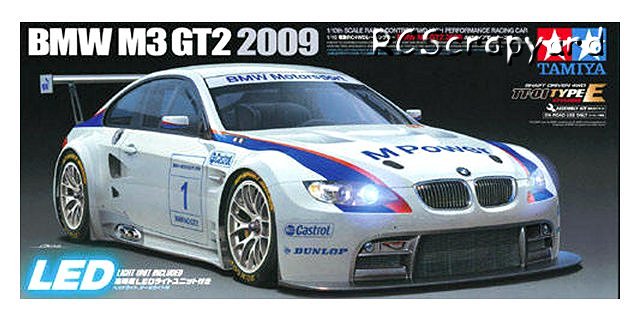 Tamiya BMW M3 GT2 2009 - #58449 TT-01 Type-E