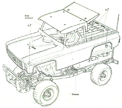 Tamiya Blazing Blazer #58029 Body Shell