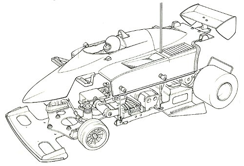 Tamiya Brabham BT50 BMW Turbo #58031 Body Shell