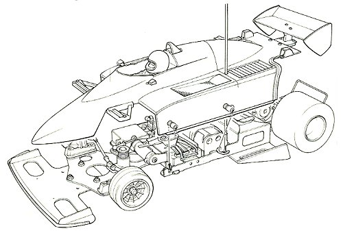 Tamiya Brabham BT50 BMW Turbo #58031 Bodyshell