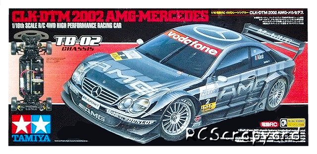 Tamiya CLK DTM 2002 AMG Mercedes - #58317 TB02