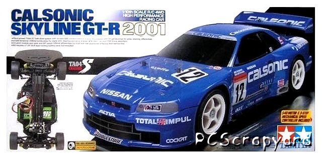 Tamiya Calsonic Skyline GT-R 2001 - #58285 TA-04S