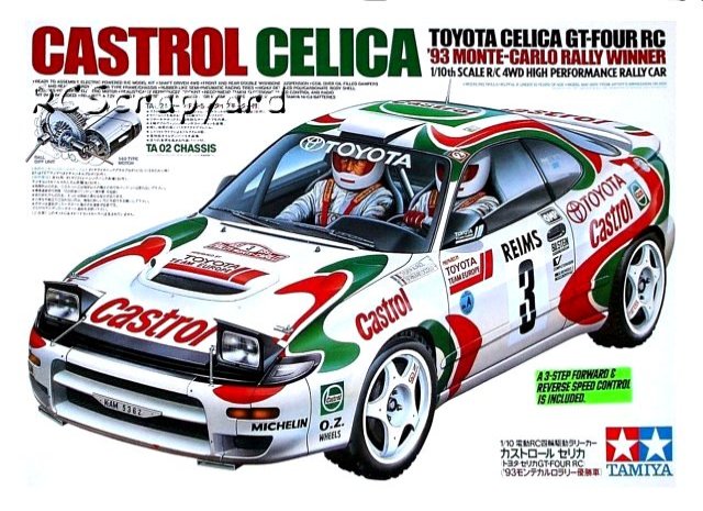 Tamiya Castrol Celica 93 Monte-Carlo - #58129 TA02