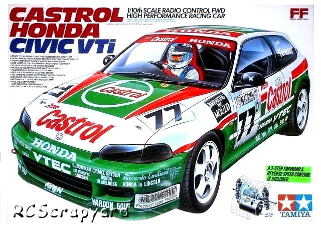 Tamiya Castrol Honda Civic VTi - #58127 FF01