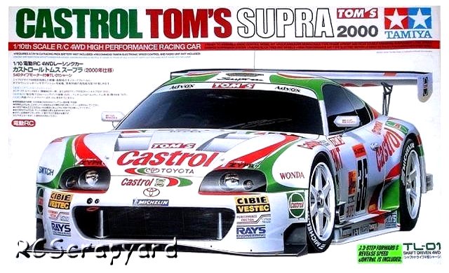 Tamiya Castrol Tom's Supra 2000 - #58264 TL01