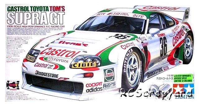 Tamiya Castrol Toyota Toms Supra GT - #58170 TA02W