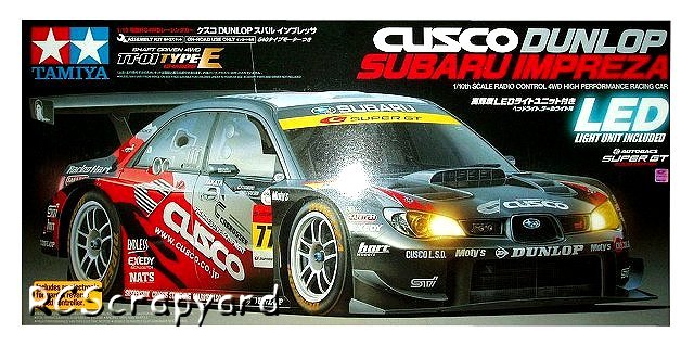 Tamiya Cusco Dunlop Subaru Impreza - #58439 TT-01 Type-E