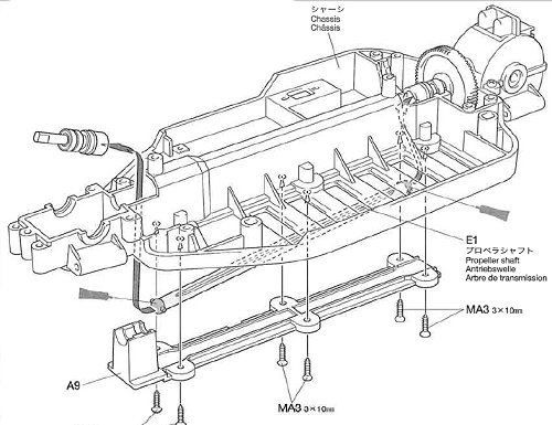 Tamiya DF-02 Chassis