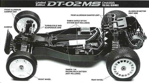 Tamiya DT-02 MS Chassis #49475