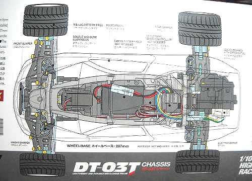 Tamiya DT-03T Chassis