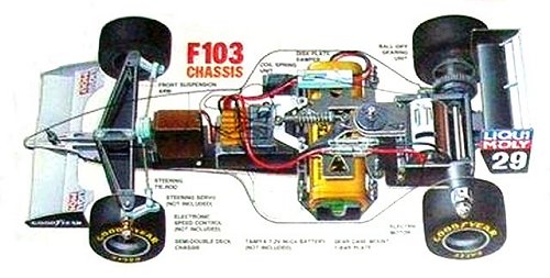 F1 FORMULE 1 Formula 1 10pcs TAMIYA F103 84191 ROULEMENT BEARING 