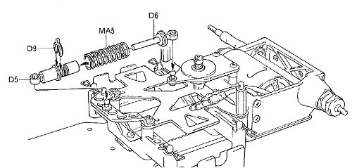 Tamiya F103LM Chassis Rear