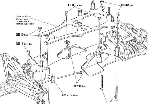 Tamiya F104W Chassis