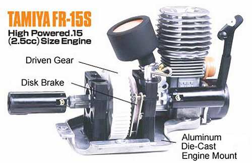 Tamiya FR-15S engine