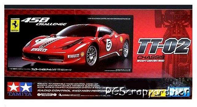 Tamiya Ferrari 458 Challenge - TT-02  #58560