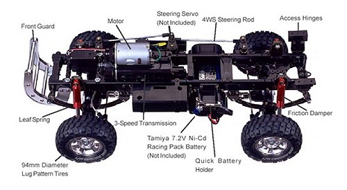 Tamiya Ford F350 High-Lift Chassis