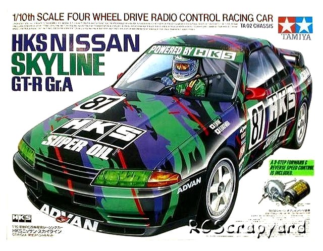 Tamiya HKS Nissan Skyline GT-R Gr.A - #58140 TA02