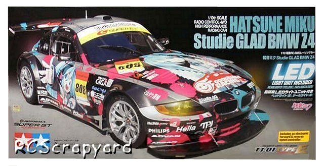 Tamiya Hatsune Miku Studie GLAD BMW Z4 - #58442 TT-01 Type-E