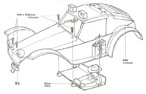 Tamiya Holiday Buggy #58023 - Bodyshell