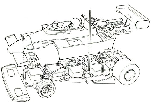 Tamiya Honda F2 (CS) #58030 Body Shell