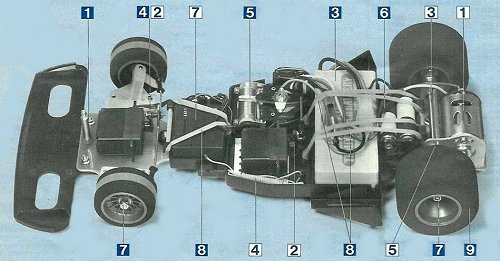 Tamiya Honda F2 (CS) #58030 Chassis