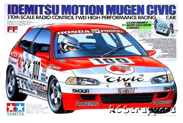 Tamiya Idemitsu Motion Mugen Civic - #58121 FF01