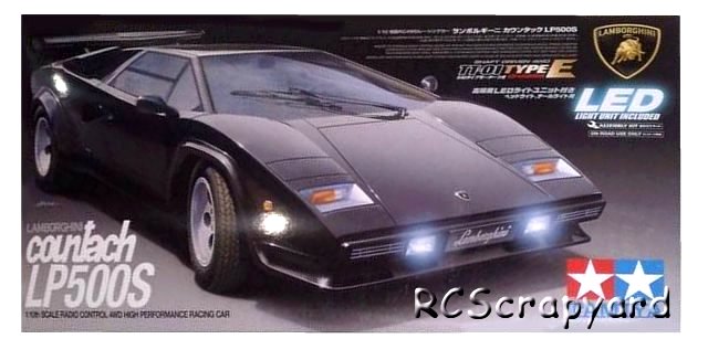 Tamiya Lamborghini Countach LP500S - #58413 TT-01 Type-E