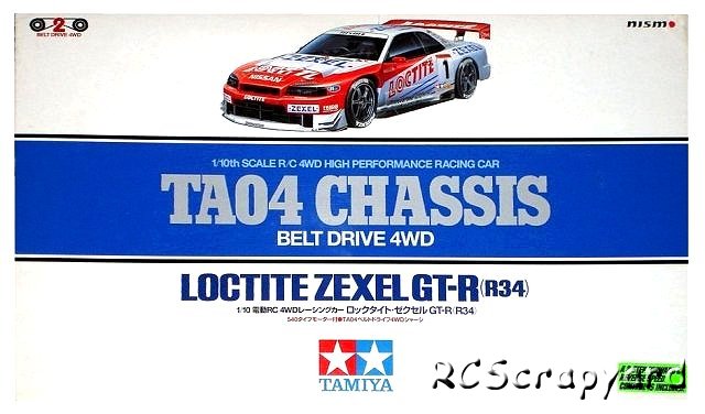 Tamiya Loctite Zexel Skyline GT-R (R34) - #58269 TA04