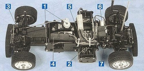 Tamiya M-02L Chassis