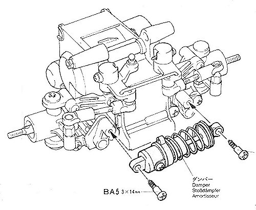 Tamiya M01 Chassis Front