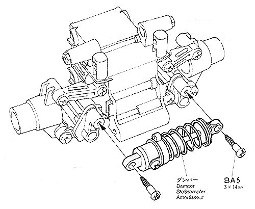 Tamiya M01 Chassis Rear