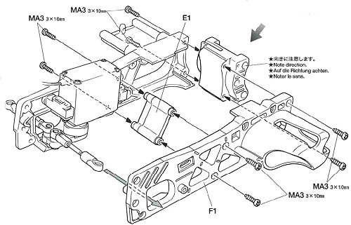 Tamiya M04L Chassis Spacer