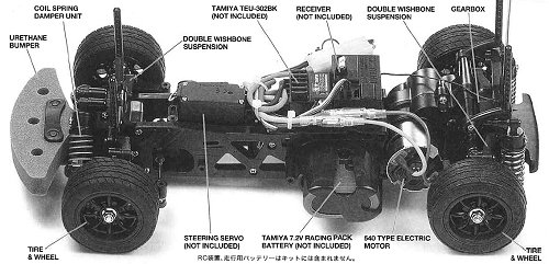 Tamiya M04M Chassis