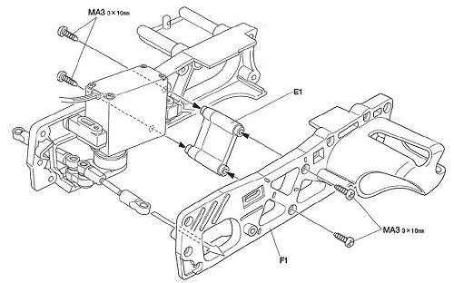 Tamiya M04M Chassis Sides