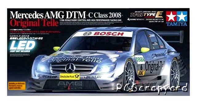 Tamiya Mercedes AMG DTM C-Class 2008 Original Teile - #58433 TT-01 Type-E