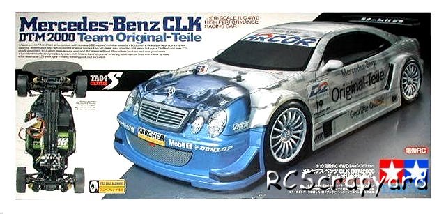 Tamiya Mercedes Benz CLK DTM 2000 Team Original Teile - #58279 TA04S