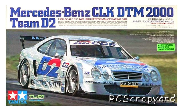 Tamiya Mercedes-Benz-CLK-DTM-2000 Team D2 - #58260 TL01