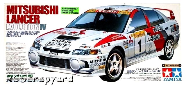 Tamiya Mitsubishi Lancer Evolution IV - #58199 TA-03F